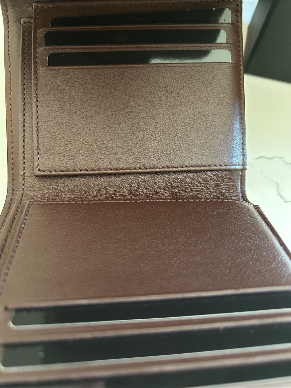 CHANEL Petite Maroquinerie Black Quilted Leather Mini Wallet with Gold CC NWOT! - Picture 9 of 16
